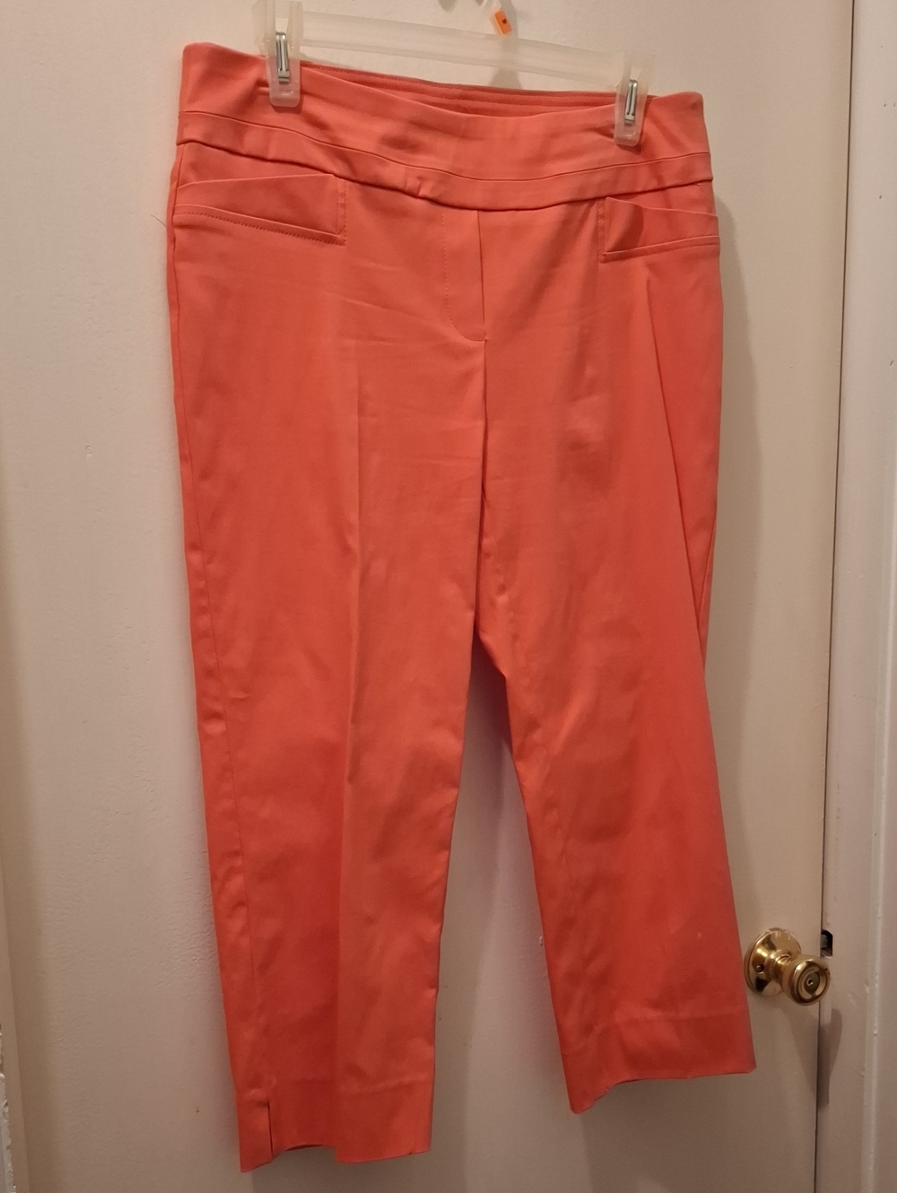 Zac & Rachel Coral Cropped Capri Pants